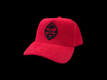 Load image into Gallery viewer, Red Corduroy Guam Seal Snapback