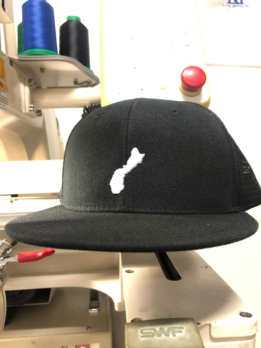 Black Island of Guam 3D Puff Logo Snapback