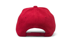 Load image into Gallery viewer, Red Corduroy Guam Seal Snapback