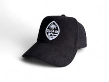 Load image into Gallery viewer, Black Corduroy Guam Snapback
