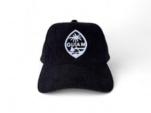 Load image into Gallery viewer, Black Corduroy Guam Snapback